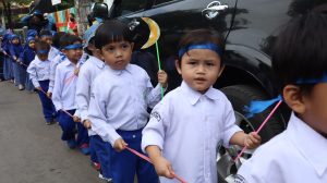 Sambut Ramadan, TK IT Al Fatih Pawai Keliling