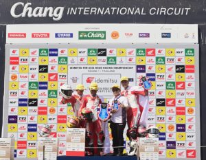 Pebalap Astra Honda Sapu Bersih Podium ARRC Thailand