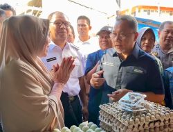 Danny Pomanto Dampingi Mendag Pantau Pasar Terong, Zulkifli Hasan Sebut Harga Terlalu Murah