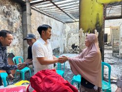 Kunjungi Korban Kebakaran Jl Regge, dr Udin Malik Ingatkan Masyarakat Pentingnya Mitigasi Kebakaran
