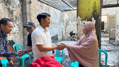 Kunjungi Korban Kebakaran Jl Regge, dr Udin Malik Ingatkan Masyarakat Pentingnya Mitigasi Kebakaran