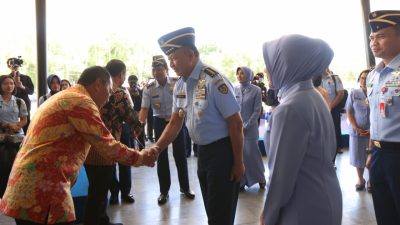 Danny Pomanto Dampingi KASAU-Danlanud Resmikan Baseops Baru Lanud Sulhas