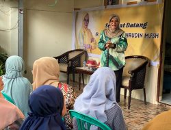 Sosialisasi Bahaya Kanker, Lies Nurdin Abdullah Edukasi Warga Bontoala Parang
