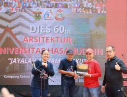 Danny Pomanto Buka Ceremony Dies Natalis ke-60 Fakultas Teknik Arsitektur Unhas