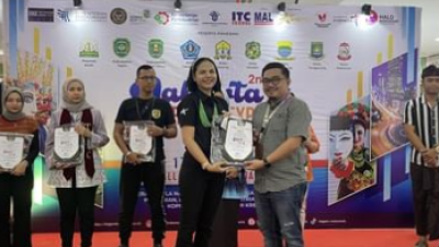 Halo Makassar Raih Juara Kategori Booth Jakarta Kreatif Expo