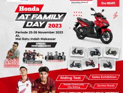Honda AT Family Day 2023, Asmo Sulsel Hadirkan Tes Motor Impian hingga Service Murah