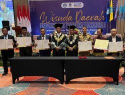 Kepala Balitbangda Makassar Andi Bukti Tekankan Jaga Nama Baik Almamater ke Wisudawan UT 