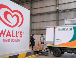 Kalla Translog Catat Kenaikan Distribusi Es Krim Wall’s Sebesar 21,67% di 2023
