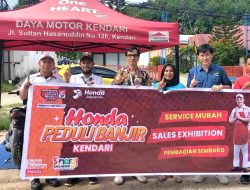 Astra Motor Beri Bantuan ke Korban Banjir Kendari