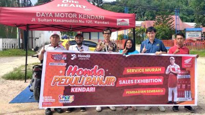 Astra Motor Beri Bantuan ke Korban Banjir Kendari