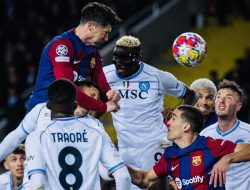 Barcelona Amankan Tiket Perempat Final Liga Champions usai Kalahkan Napoli 3-1