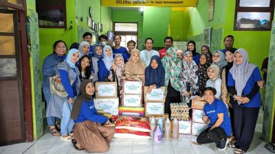 Kalla Beton Berbagi Sembako di Panti Asuhan