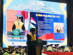 Firdaus Muhammad Resmi Jadi Guru Besar UIN Alauddin Makassar dalam Bidang Ilmu Komunikasi Politik Islam