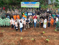 Peringatan Hari Bumi, Kodim 1408 Bersama Forkopimda dan KASAD Menanam 500 Pohon di Laham 4 Hektare