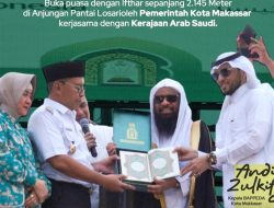 Kepala Bappeda Makassar Andi Zulkifli Beri Ucapan Selamat atas Raihan Rekor Muri Buka Puasa