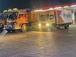 Antisipasi Kemacetan, Dishub Makassar Awasi Antrean Truk di SPBU
