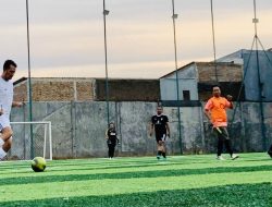 Andi Seto Asapa Silaturahmi Bersama Jurnalis Lewat Fun Mini Soccer