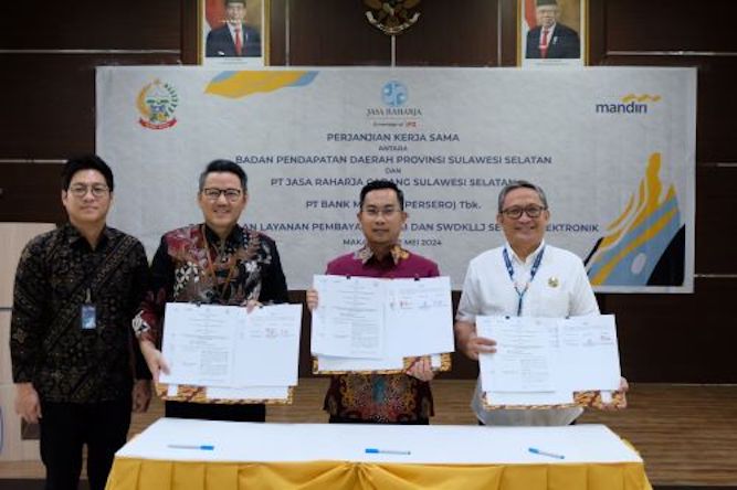 Bayar Pajak Kendaraan di Sulsel Melalui Livin Bank Mandiri Pajak Kendaraan