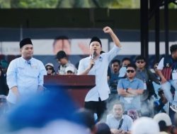 Demi Enrekang Sejahtera, Ribuan Relawan Antar Yusuf Ritangnga-Andi Tenri Liwang Daftar ke KPU