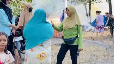 Sekretaris Disperkim Hamna Faisal Pimpin Kerjabakti Rusunawa Lette