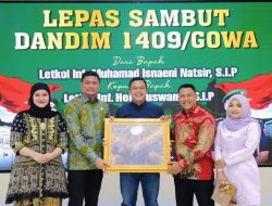 Lepas Sambut Dandim 1409, Bupati Gowa Adnan Purichta Ajak Jaga Ketertiban untuk Peningkatan Ekonomi