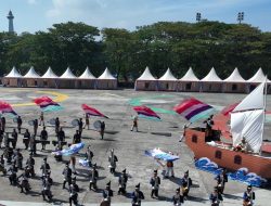 Drum Corps Makassar dan Tari Butta Kalabbirangku Pukau Warga di HUT Kota Makassar ke-417