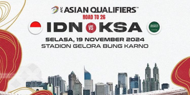 Head to Head Indonesia vs Arab Saudi : Tantangan Berat Timnas di Piala Dunia 2026