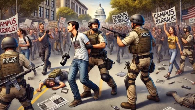 Lima Jurnalis Pers Mahasiswa Ditangkap Usai Liput Aksi Tolak Kekerasa Seksual di Unhas, Dua Masih Ditahan