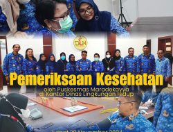 Ferdi Mochtar dan Pegawai DLH Makassar Ikut Pemeriksaan Kesehatan