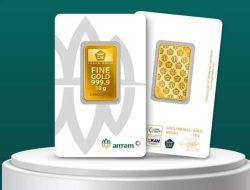 Harga Emas Antam Hari Ini Turun Rp 5.000 per Gram 