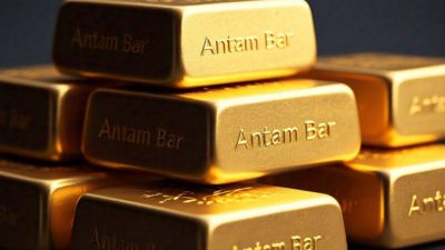 Harga Emas Antam Hari Ini Capai Rekor Tertinggi Meski Turun Rp2.000 per Gram
