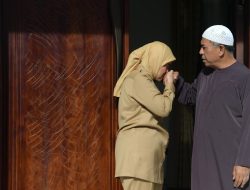 Tugas Perdana, Wakil Wali Kota Makassar Aliyah Mustika Ilham Pamit ke Suami   