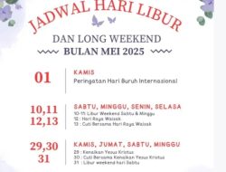 Long Weekend Berturut-Turut! Siap-Siap Liburan Seru hingga Juni 2025