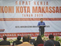 Munafri Dorong KONI Wujudkan Prestasi dan Perubahan Sosial