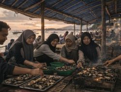 Kearifan Lokal Sulsel: Asap Tiram dan Kebiasaan Berkumpul Tanpa Janji Masyarakat Barru