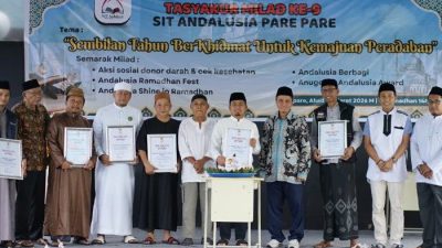 Wali Kota Tasming Terima Andalusia Award atas Inisiasi Program Safari Dakwah Pemkot Parepare