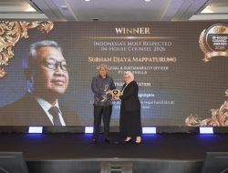 Subhan Mappaturung Raih Penghargaan In-House Counsel 2026
