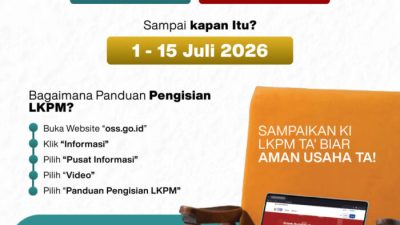 DPMPTSP Makassar Ingatkan Batas Lapor LKPM 15 Juli