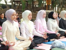 Nature Yoga Bugis Waterpark Diikuti 150 Peserta, Ini Manfaatnya